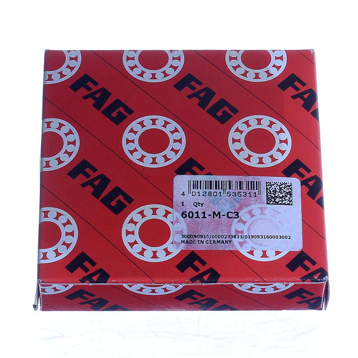 6011-M-C3 FAG Rodamiento de bolas cojinete 55x90x18mm