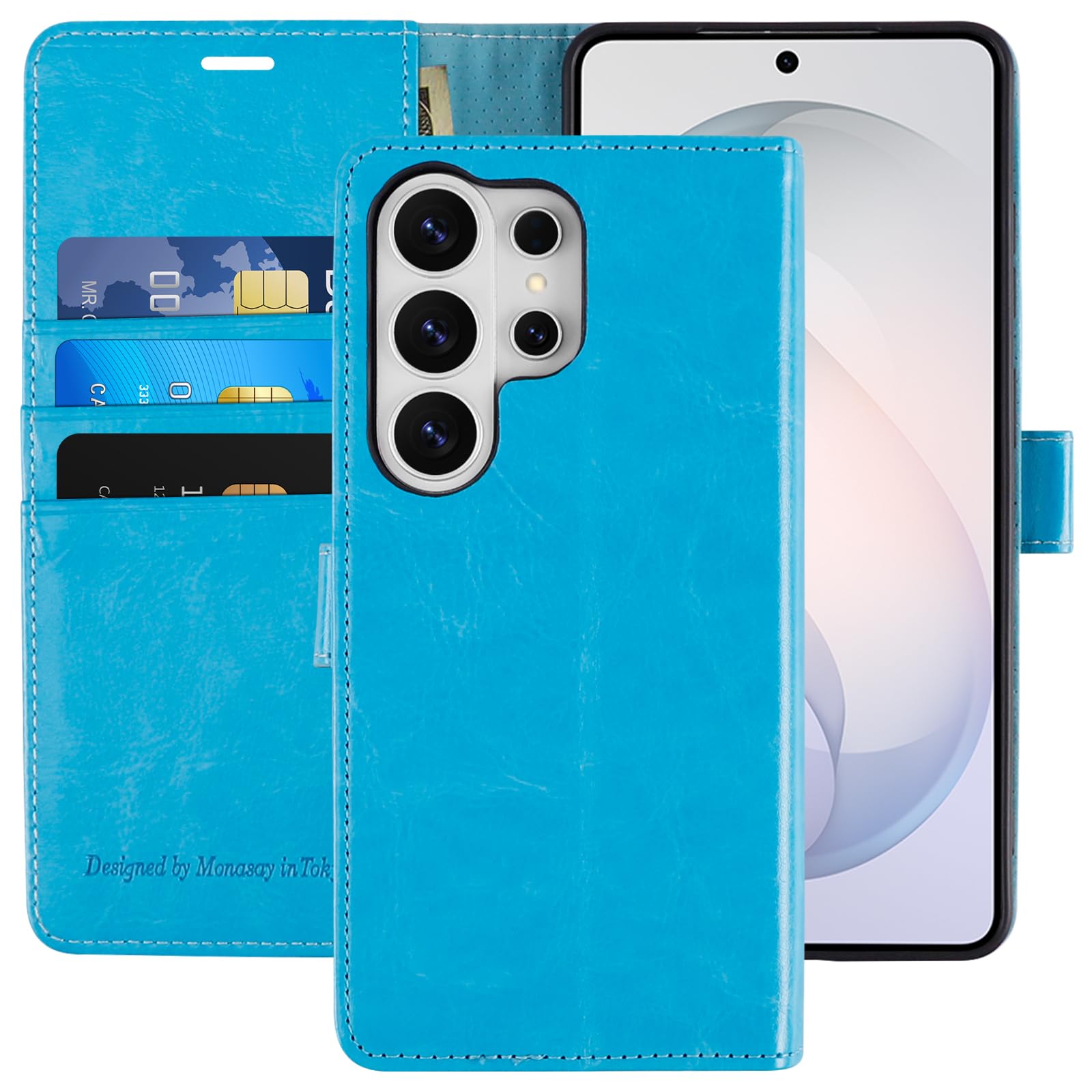 Funda libro Samsung S26 Ultra con bloqueo RFID anticaídas 8
