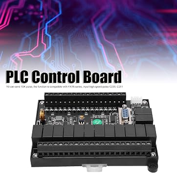 FX1N-30MR PLC Controller, Programmable Logic Relay Module with Analog Input, High-Speed Pulse Output for Industrial Automation, Factory Machinery Control