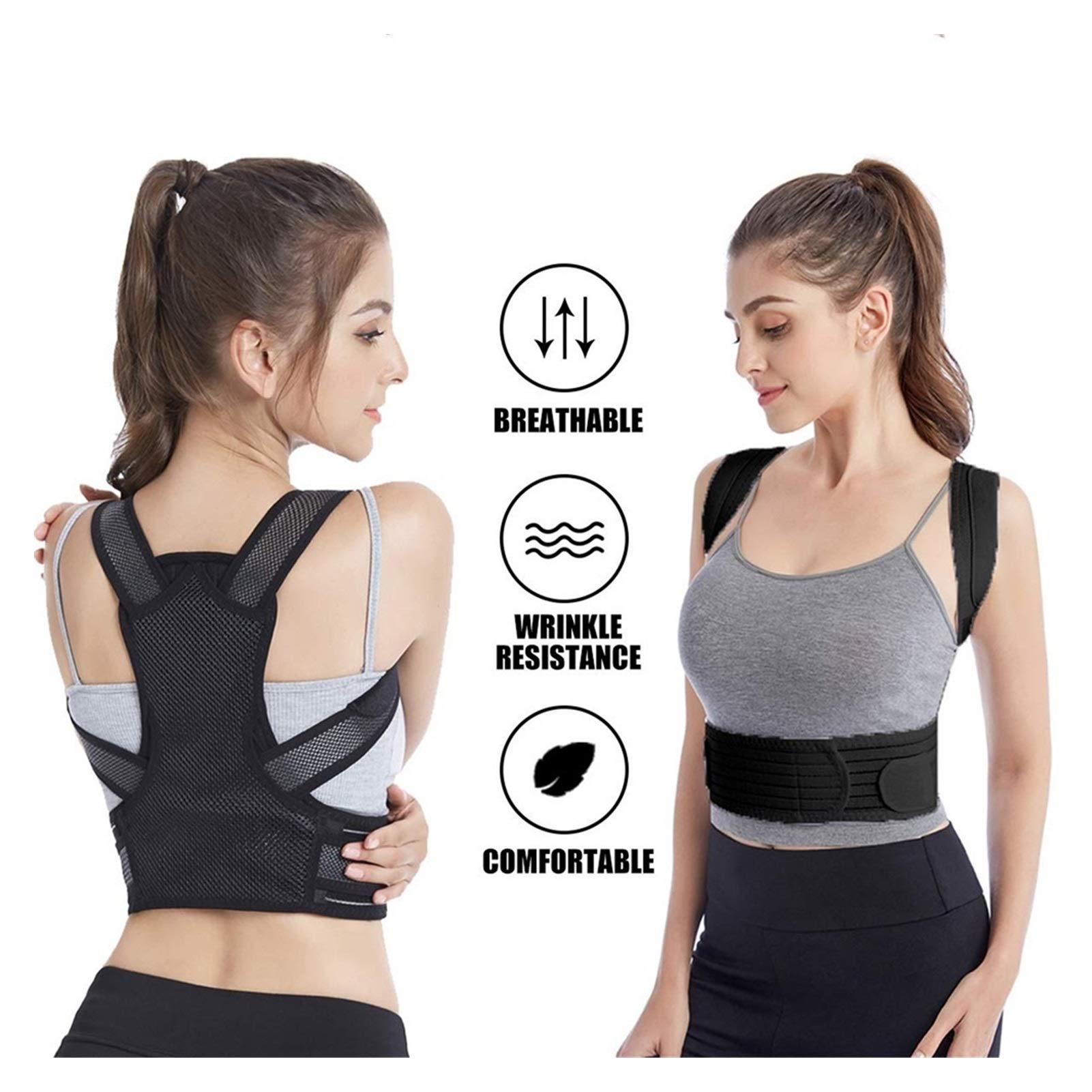 Corrector de Postura para la Espalda, Ajustable, para Hombres y Mujeres