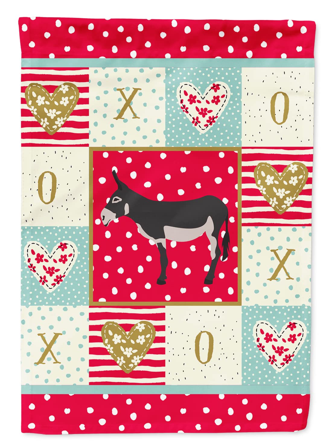 Drapeau d'âne American Mammoth Jack Donkey grand format pour remplacer une décoration fade