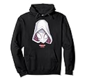 Spider-Gwen Spiderverse Mask Graphic Hoodie Pullover Hoodie
