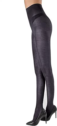 WOOTI TIGHTS Microfibre Tights PARMIGIANA 100 Den, Charcoal Grey, S