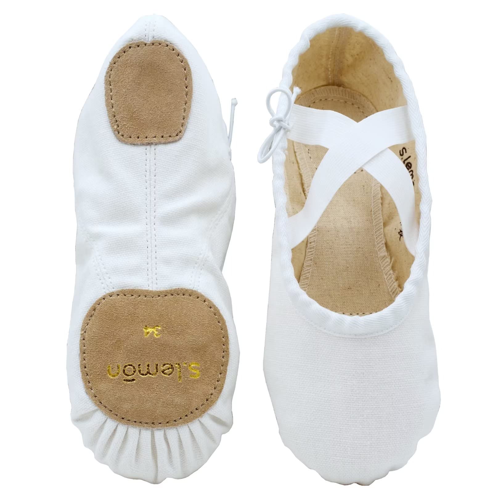 Lino Scarpe Danza Classica Bambina,Suola Spezzata Danza Scarpe per Balletto