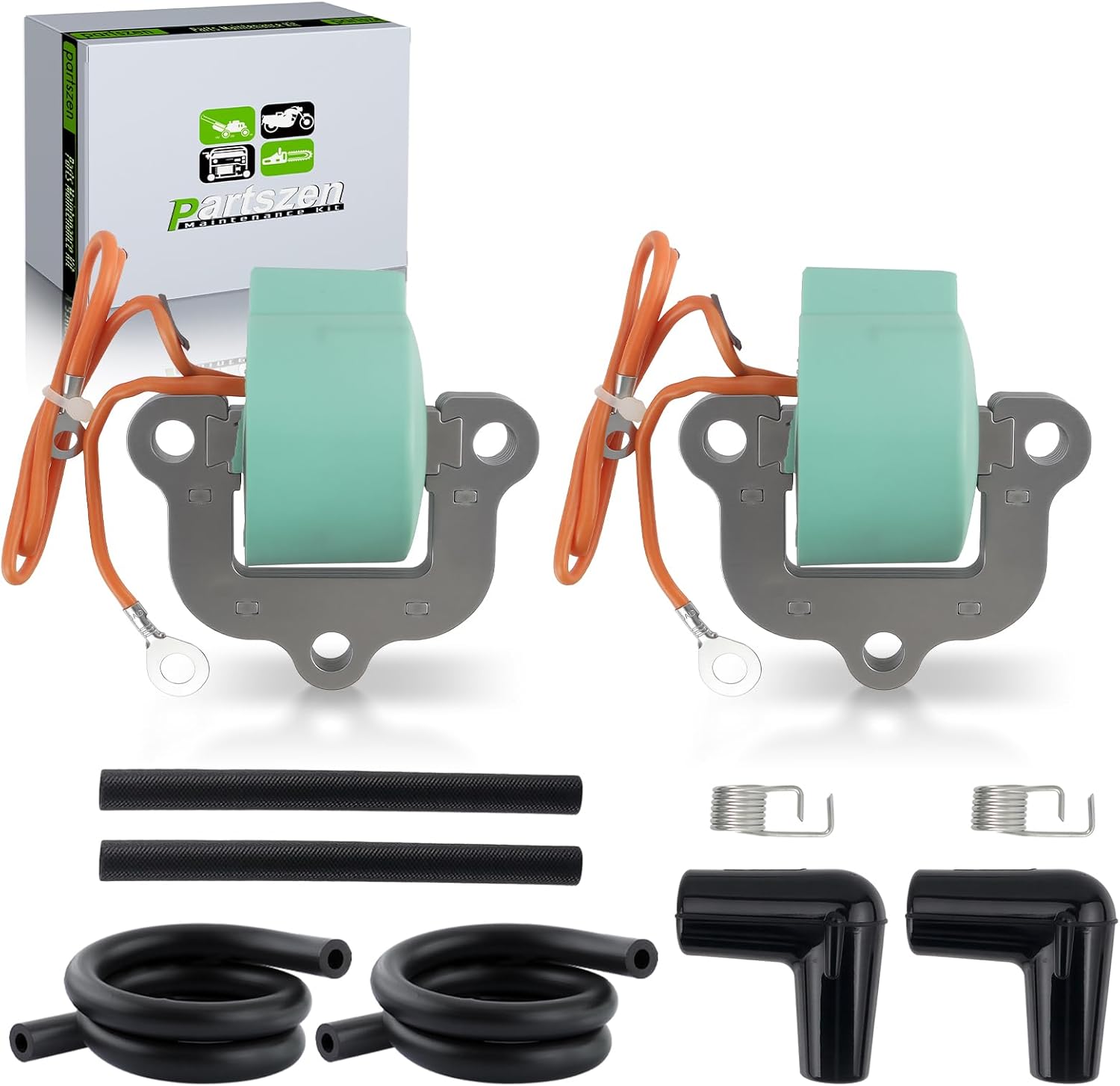 Ignition Coil for OMC Evinrude Johnson Outboard 50-135 HP 502890 584632 582160 Early 1970s Sierra 18-5194,2-Pack ZF299V