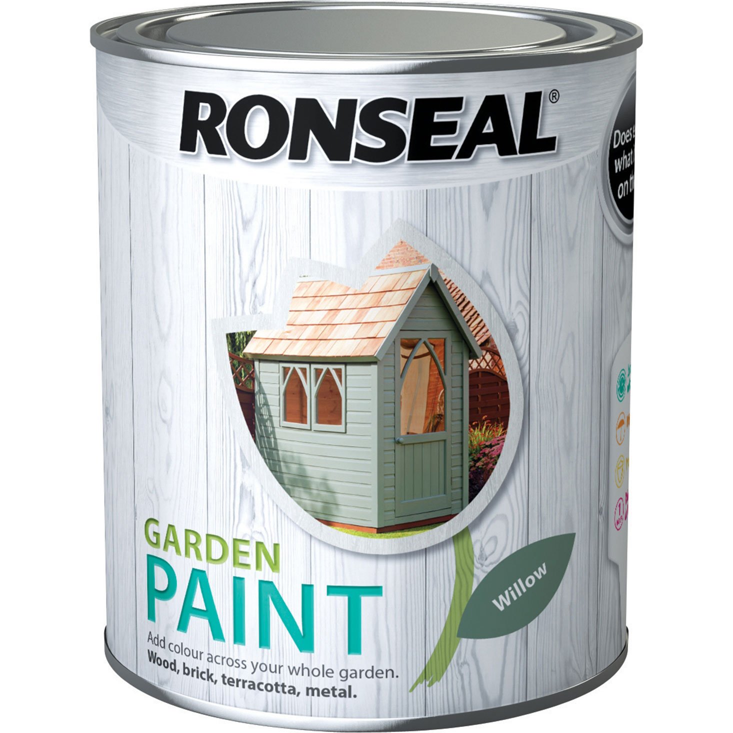 Ronseal Willow Green General Purpose Garden Paint Willow 750Ml