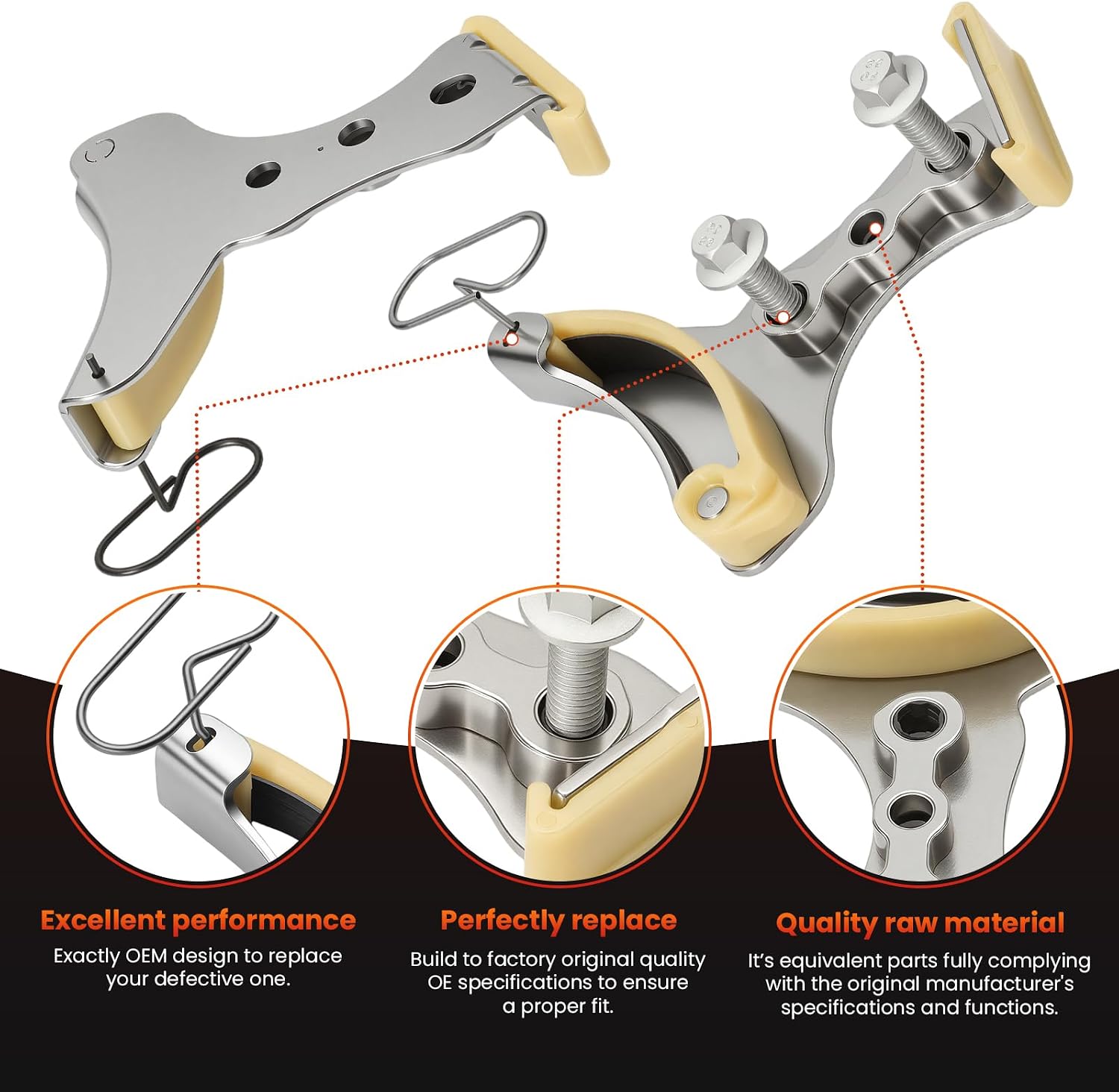 12630107 Timing Chain Tensioner Kit Compatible with CTS Escalade Camaro Corvette Express Silverado Suburban Tahoe savana Sierra Yukon 2014-2023