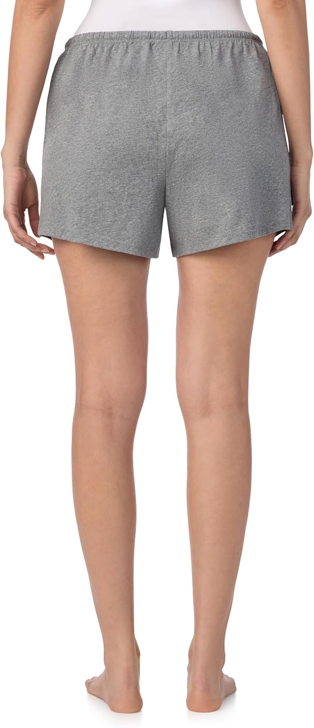 Nautica Womens Sleep Shorts - Mid-Thigh, Lightweight, Breathable Pajama Bottoms - Cotton Knit Jersey Sleepwear and Loungewear - Image 3