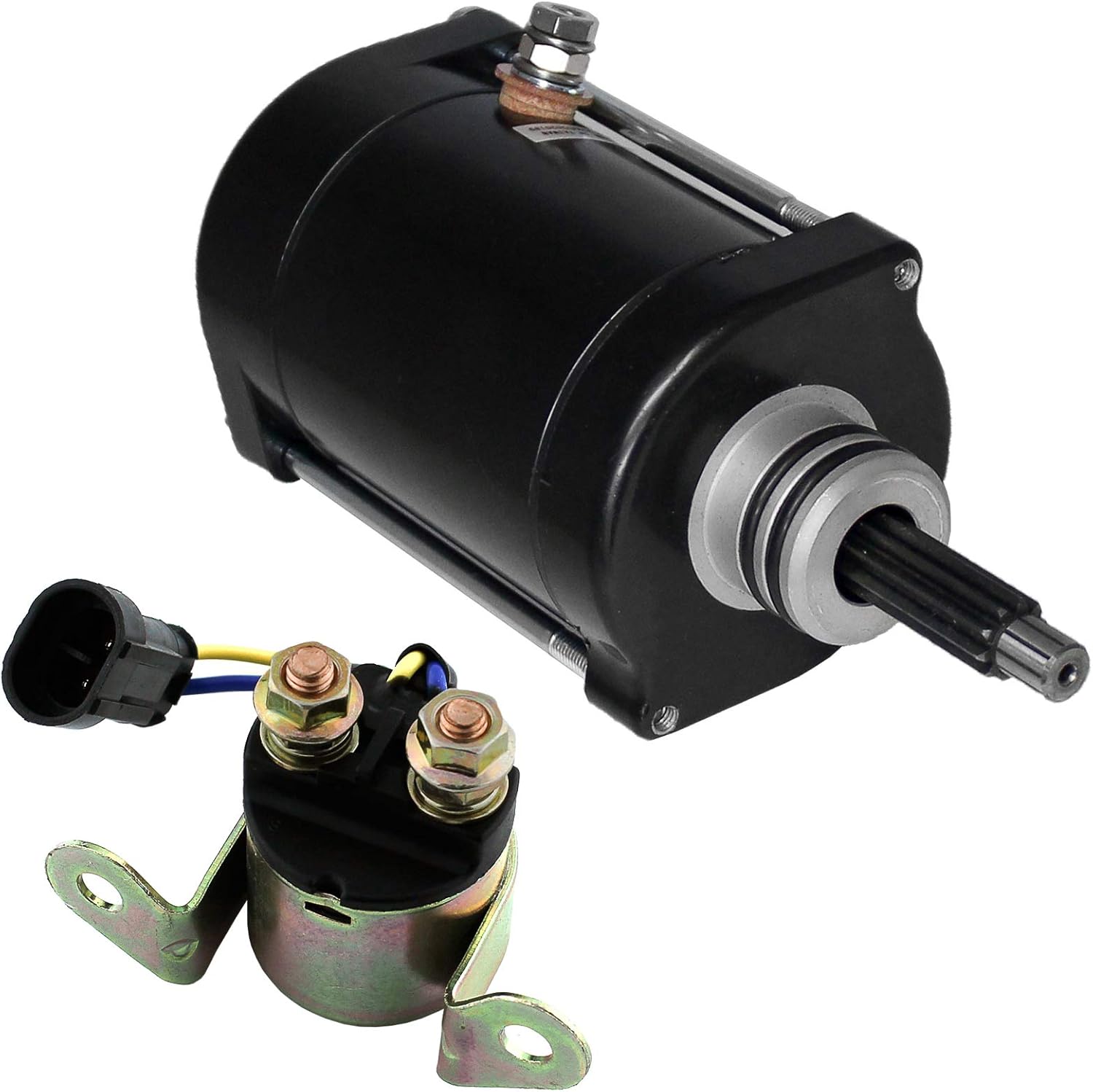 Caltric Starter W/Relay Solenoid Compatible With Polaris