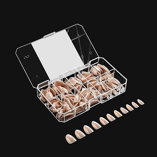 Miniatura 5 de Apres Nail Neutrals Gel-X Mia Natural Round Short & Natural Coffin Short Caja de puntas  Incluye 300 puntas Gel-X  Calidad premium  11 tamaños 00-9