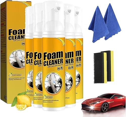Miniatura 10 de Limpiador mágico de espuma para automóvil, limpiador de cocina de automóvil, limpiador de espuma para automóvil, limpiador de espuma multiusos (3.4