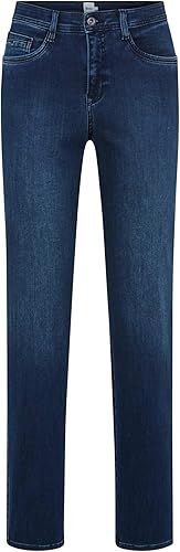 Brax Style.Carola Thermo Denim Feminine Pantalón, 24 Used Regular Blue, 36W / 32