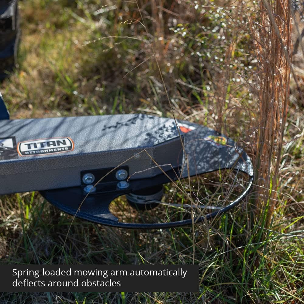 Titan Attachments 3 Point Trimmer Lawn Mower Attachment Fits Category 1 Tractors, Mow Fence Lines 3X Faster : Patio, Lawn & Garden