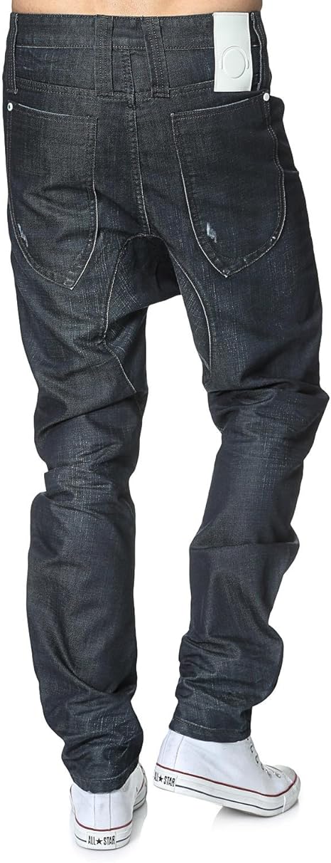 Humor Herren Jeans Baggy - Blau - Denim - XL (Herstellergröße: X-Large) :  Amazon.de: Bekleidung