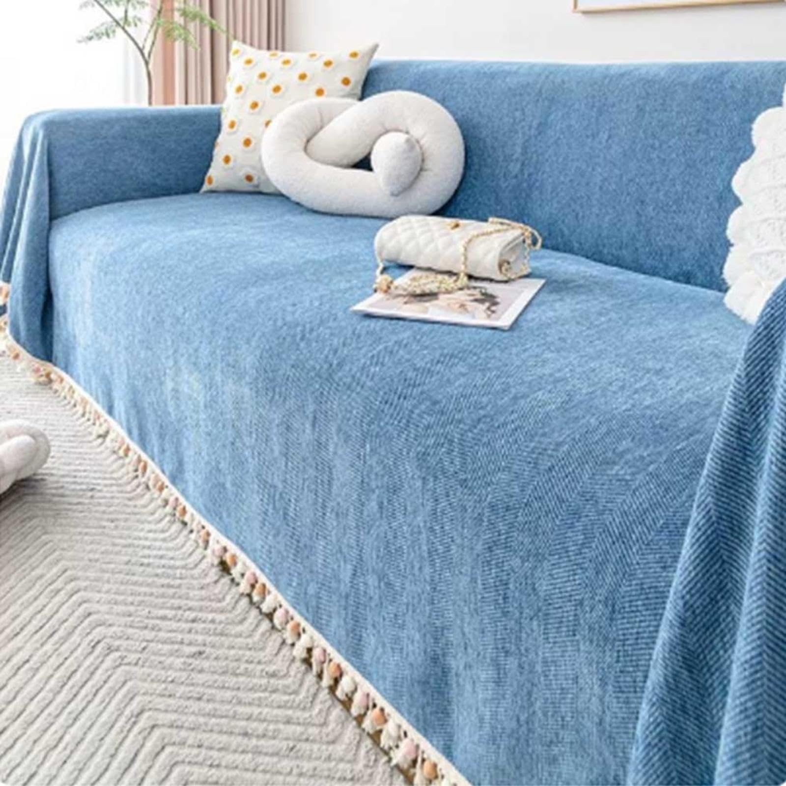 Extra Large Sofa Throws Soft and Stylish Throws for 4 Seater Sofas 180x380CM
