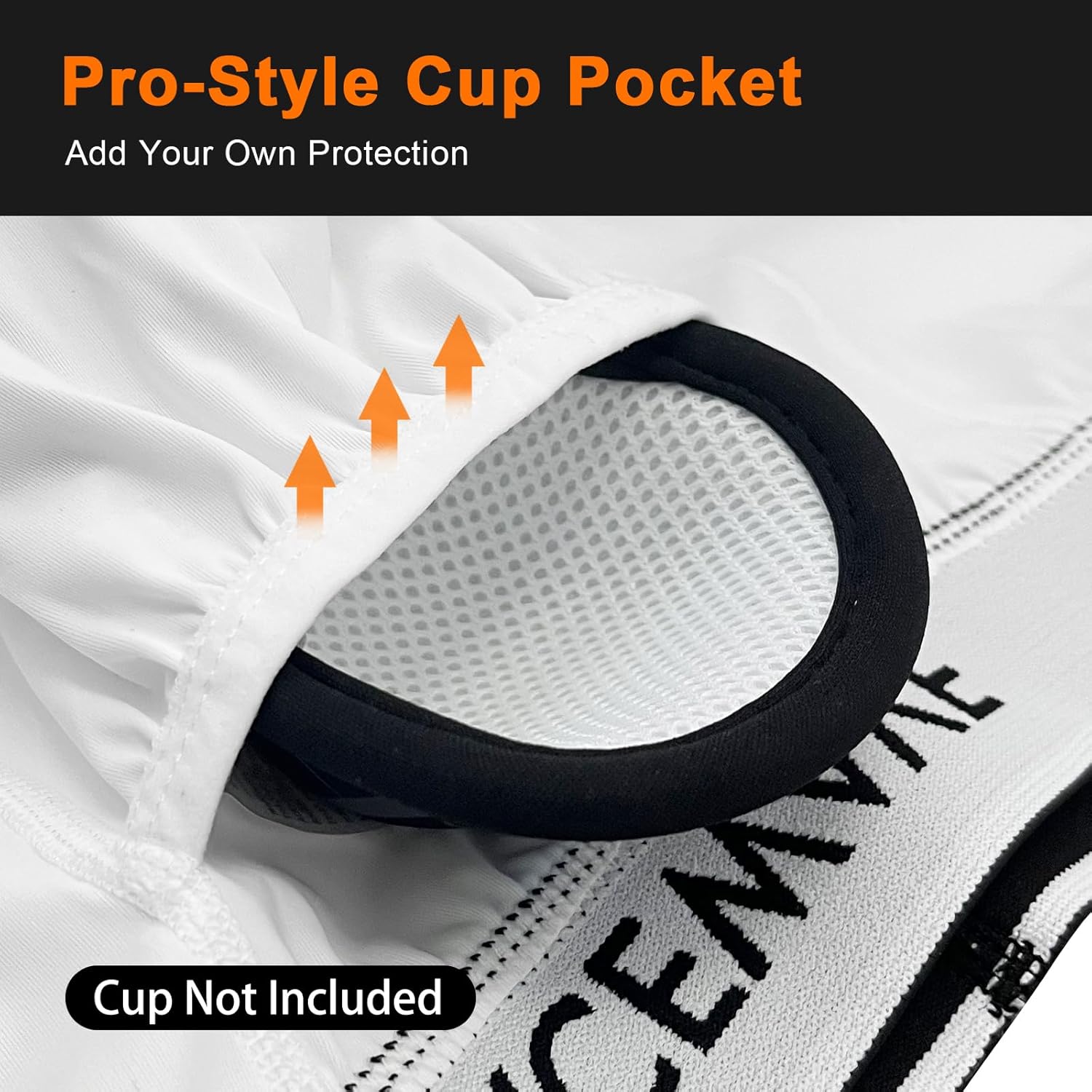 Youth Boys Compression Briefs with Cup Pocket for Baseball Football Rugby Cooling Technology, No Cup - Image 4