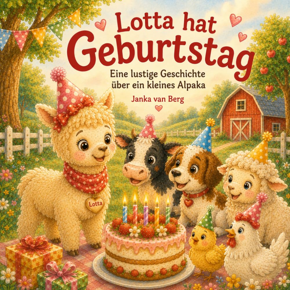 Lotta hat Geburtstag: Eine lustige Geschichte über ein kleines Alpaka (Lottas Abenteuer)