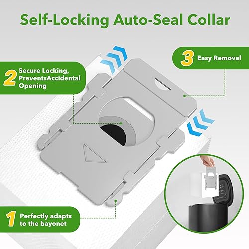 Miniatura 6 de Paquete de 12 bolsas de repuesto para aspiradora Roomba compatibles con irobot Roomba i3, i3+, i7, i7+, j7, j7+, i7plus, i4, i4+, i6, i6+, i8, i8+,