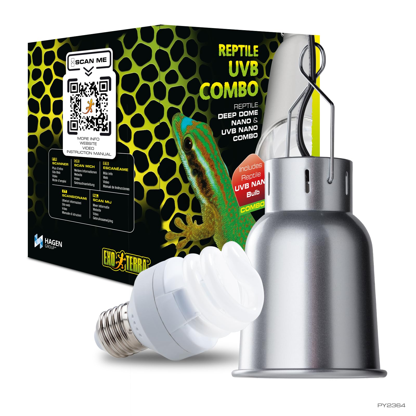Exo Terra Combo Deep Dome Nano/UVB