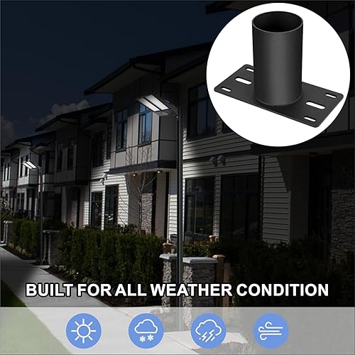 Miniatura 5 de Adaptador deslizante, transforma el ajustador deslizante en montaje de brazo, adaptador de espiga para luces de inundación al aire libre, luces de