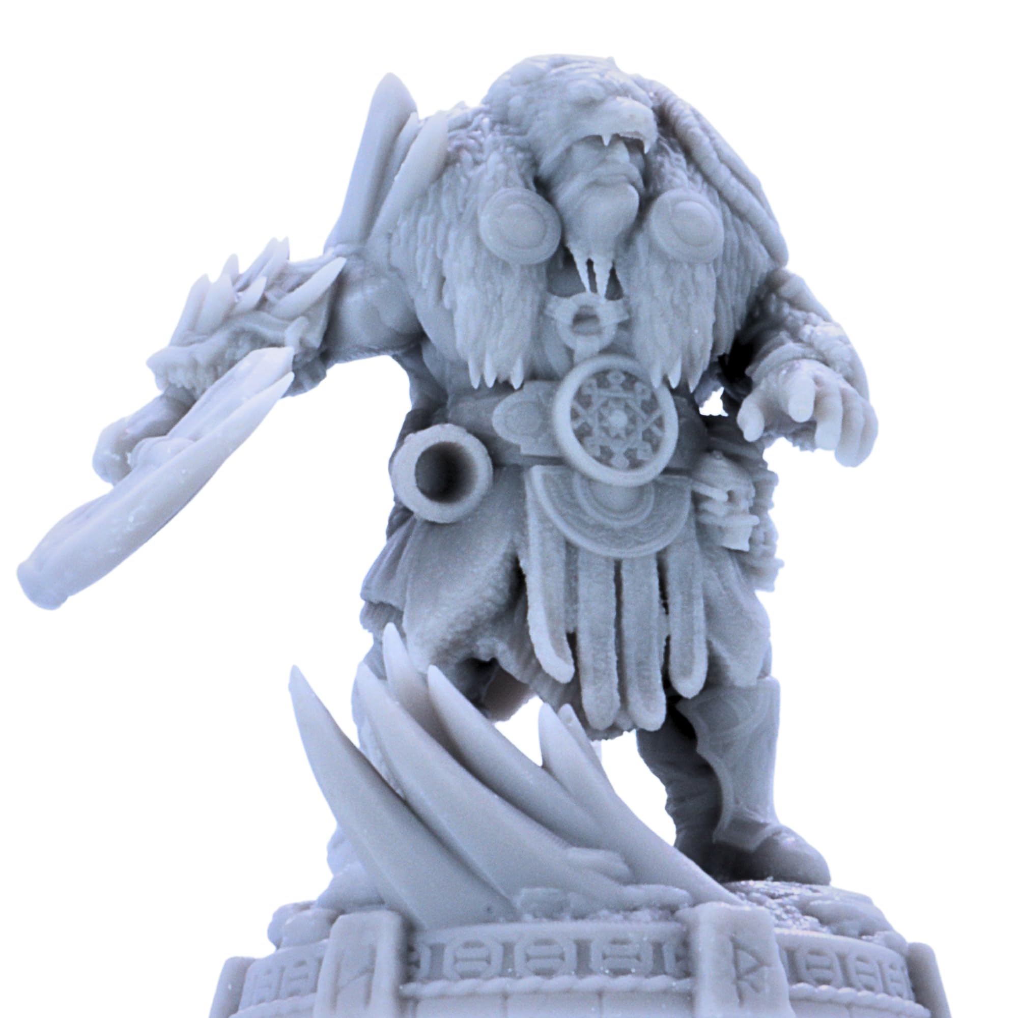 Icebjörn Horgast - Viking Hero Miniature from The Descendants of Tyr, Grey, 32mm Scale - Image 2