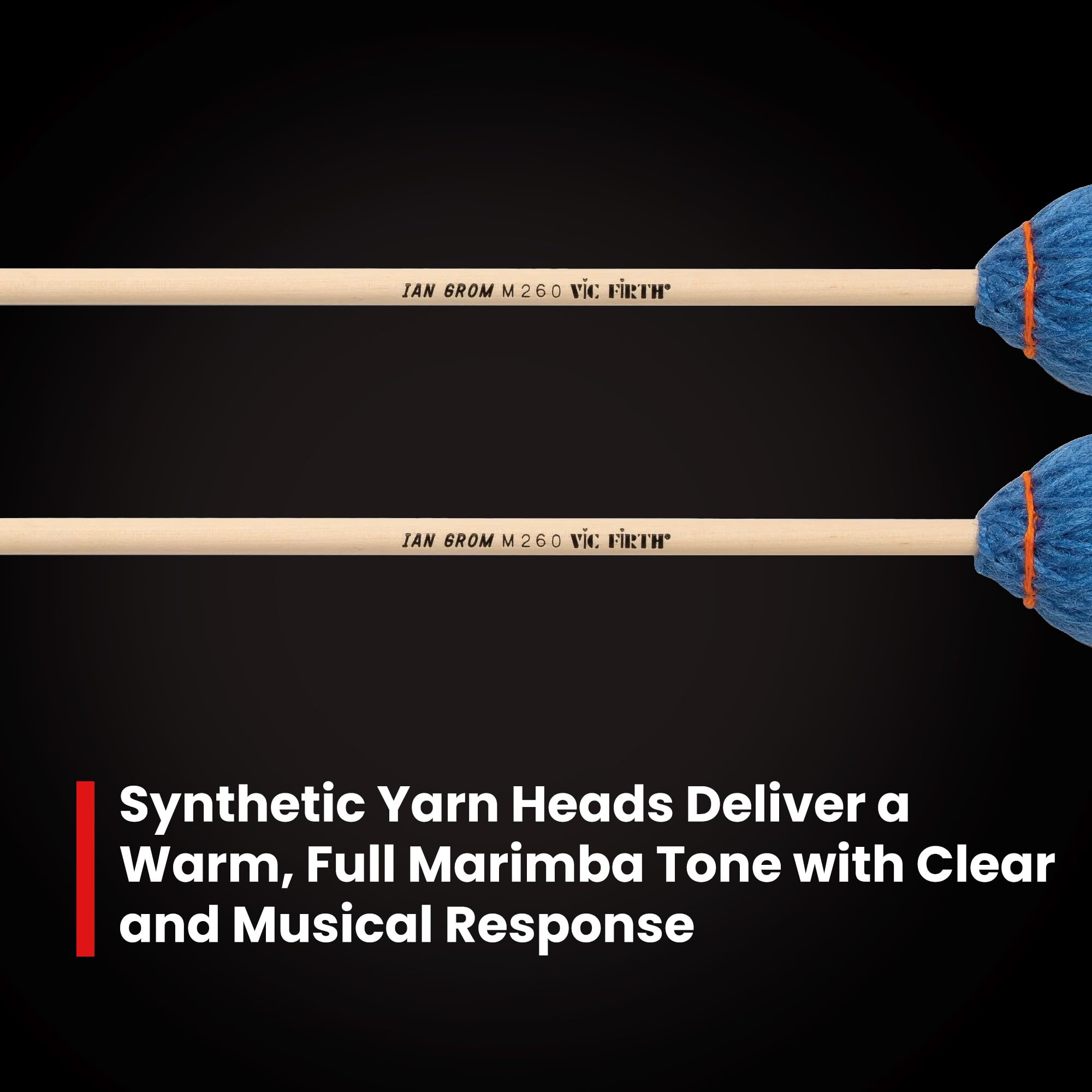 VIC FIRTH M260 pałeczki do perkusji "5A American Classic-Serie, Hickory,Wood-Tip"
