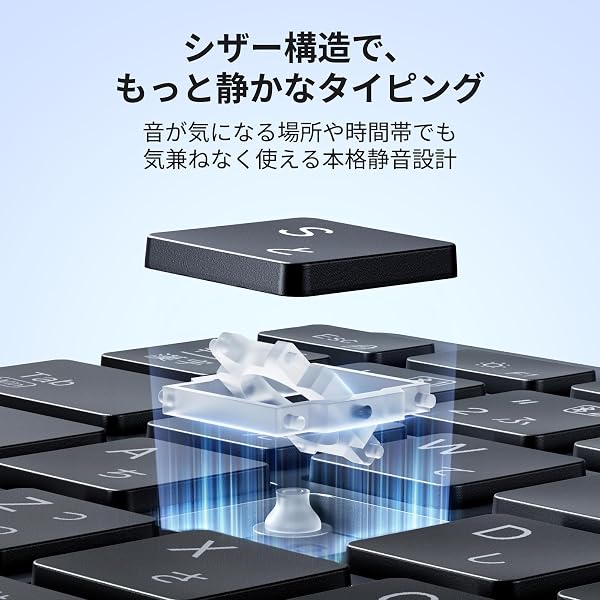 UGREEN Wireless Keyboard, Bluetooth & 2.4G, Full Keyboard with Numeric Key, USB-C Rechargeable, Thin, JIS Japanese Layout, Supports Up to 3 Multi-Pairing Devices, Compatible with IOS/Android/Windows - 4