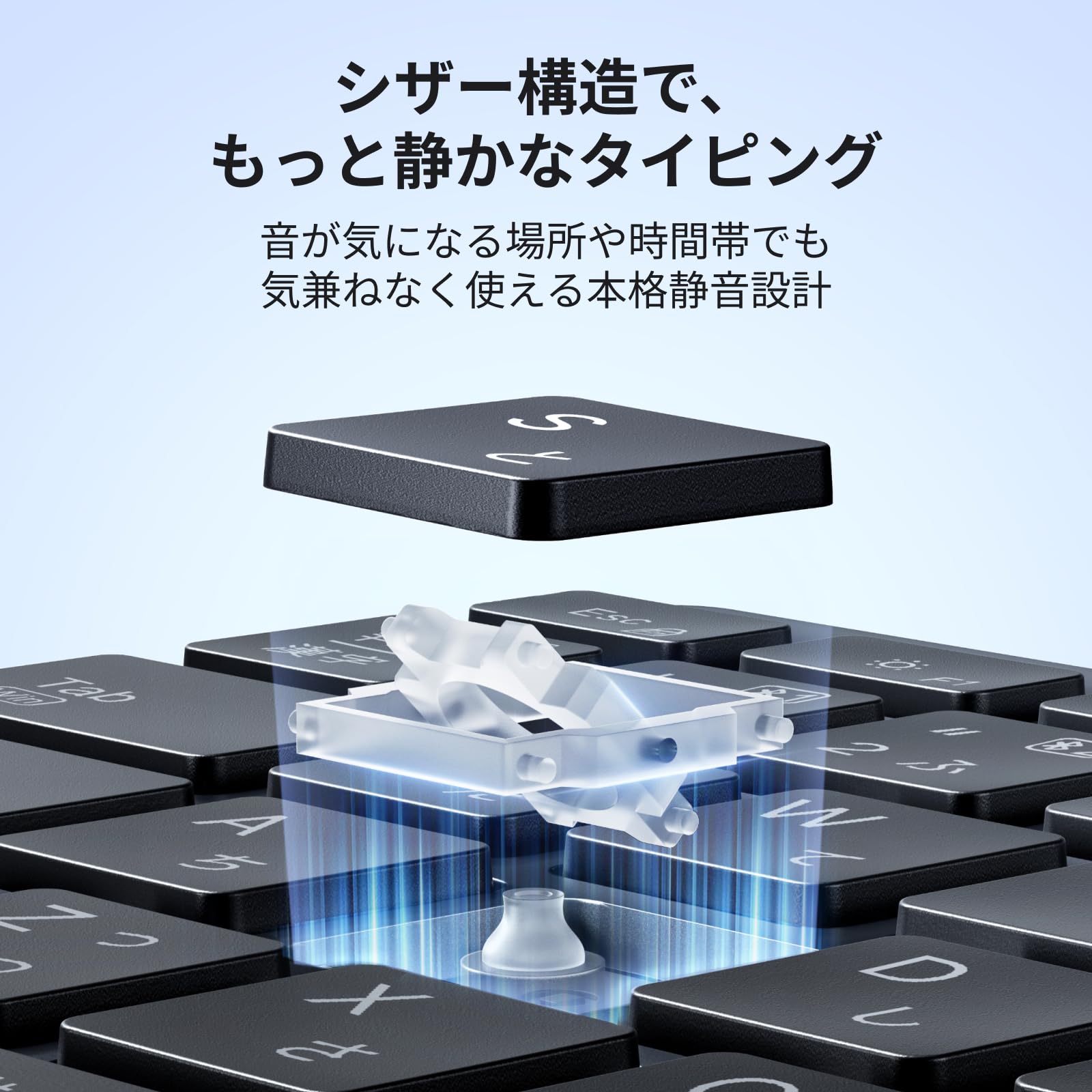 UGREEN Wireless Keyboard, Bluetooth & 2.4G, Full Keyboard with Numeric Key, USB-C Rechargeable, Thin, JIS Japanese Layout, Supports Up to 3 Multi-Pairing Devices, Compatible with IOS/Android/Windows - 5