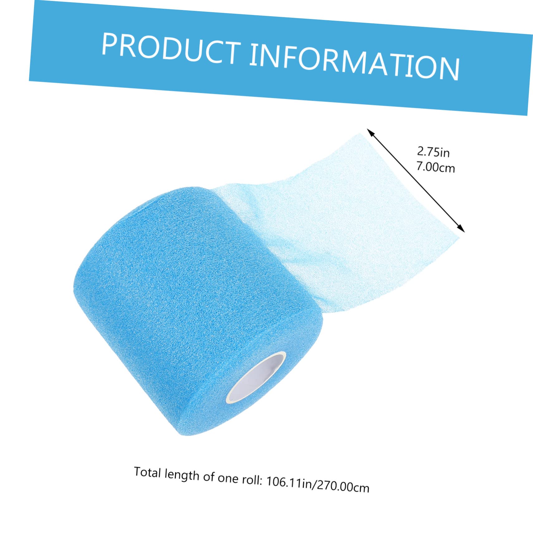 FOMIYES Athletic Wrap for Badminton Elastic Sports Tape Portable Shock Absorption Cuttable 1 Roll