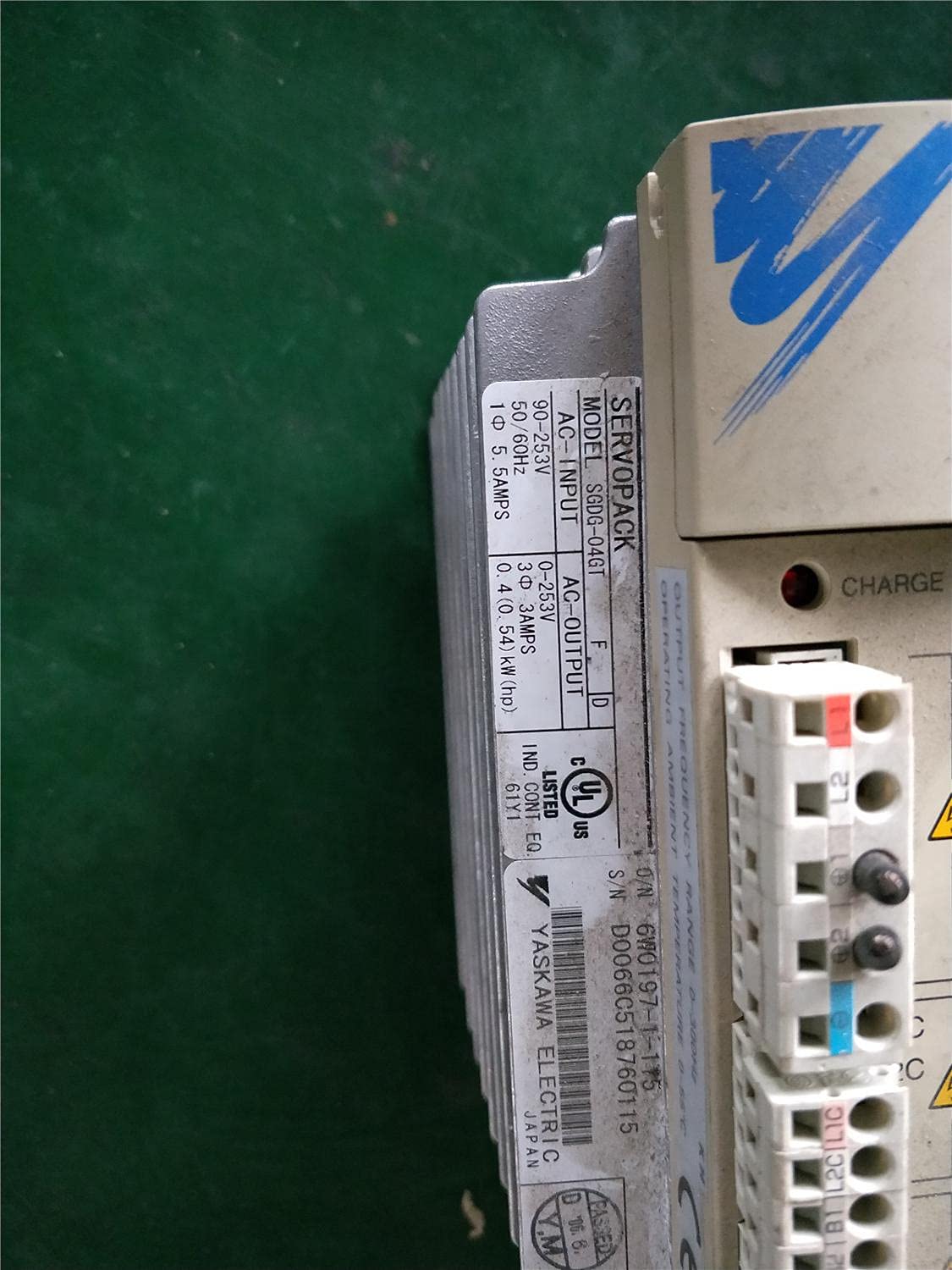 Davitu Electricity Generation - SGDG-04GT servo driver, used one, 85% appearance, good working,
