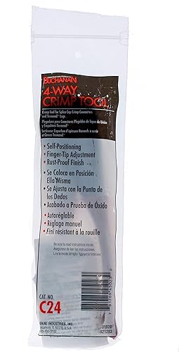 Miniatura 9 de IDEAL - Herramienta eléctrica de crimpado de cuatro vías C24  Carga de resorte, engarzador de alambre de ajuste de la punta de los dedos para dos