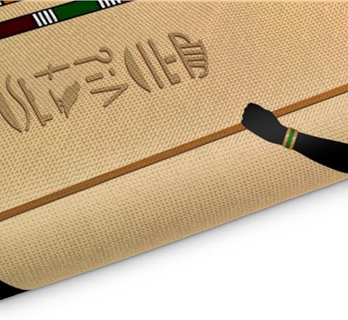 Miniatura 3 de Juego de 4 manteles individuales africanos, lavables, impermeables, para fiestas, hogar, decoración de mesa de comedor, 18 x 12 pulgadas