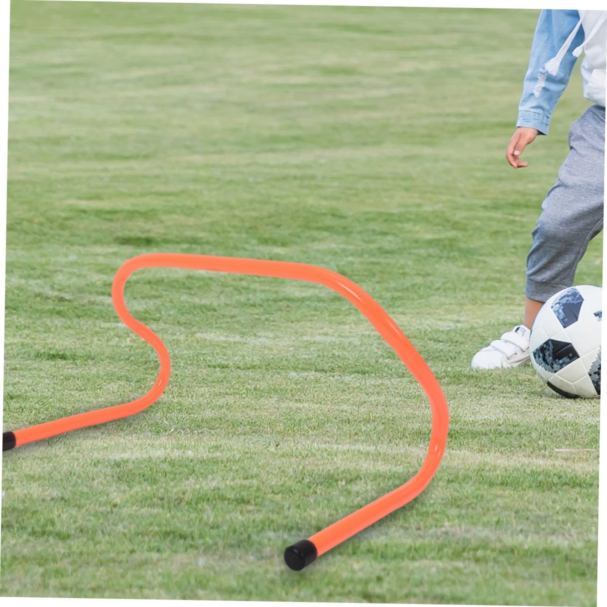 POPETPOP 4pcs Agility Speed Hurdles 15cm Plastic Training Equipment for Soccer Football Track Practice