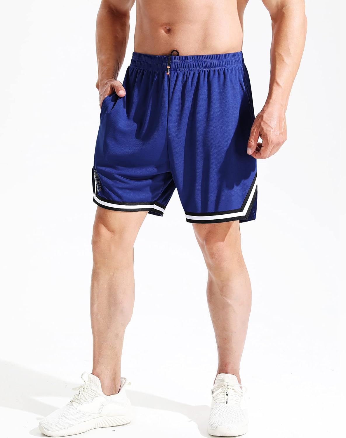NELEUS Men's 7 inch Lightweight Workout Running Shorts with Pockets - Image 6