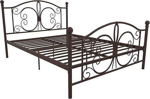 Miniatura 9 de DHP Bombay - Cama de metal Blanco,bronce