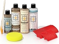 Vista 106 de Retique It Kit de acabado para encimera de madera – Vaya más allá de la imitación de madera con imprimación base de madera líquida y tintura en gel