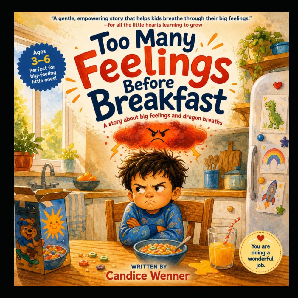 Too Many Feelings Before Breakfast: A Story About Big Feelings and Dragon Breaths