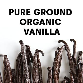 Wilderness Poets, Pure Vanilla Powder - 100% Organic Ground Vanilla Beans - Half-Ounce Glass Jar (14 Grams) - Tahitian Variety, Grade A | Potent, Super Aromatic, Perfect for Chefs, Baking, Ice Cream, Coffee Lattes