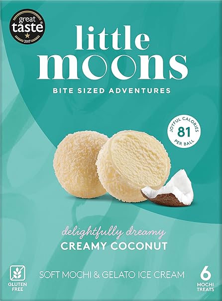 Little Moons Sumatran Coconut Mochi Ice Cream 6 X 32g Frozen Amazon Co Uk Grocery