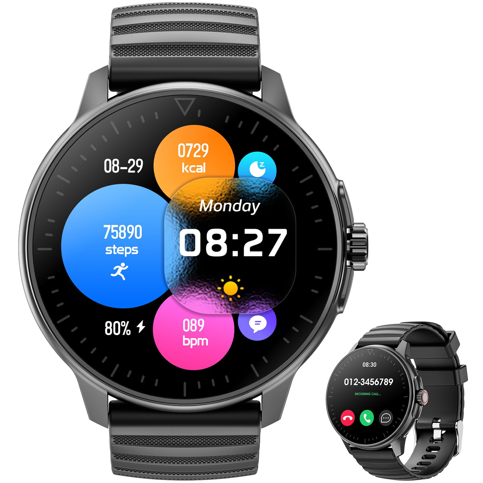 Lumatic Software Watch Droid Phone App Titan Edge Mens Gray Watch