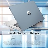 Vista 8 de HP Computadora portátil Copilot AI Business con pantalla táctil de 17.3 pulgadas, CPU AMD Ryzen de 6 núcleos de 12 hilos, 32 GB de RAM, SSD de 2 TB