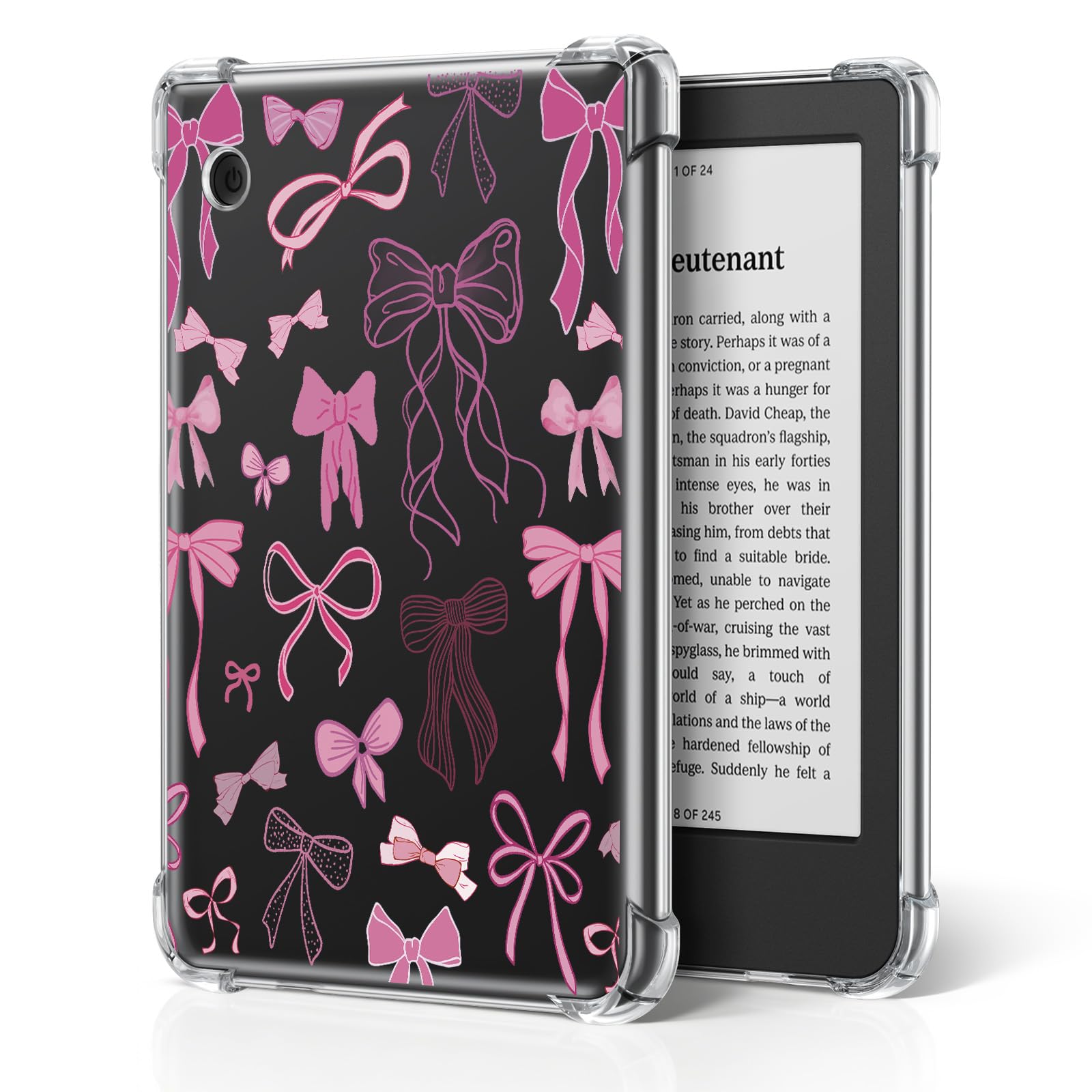 Case for Kobo Clara Colour & Clara BW/2E eReader 6”, Crystal Clear Thin Fit Protective Cover | Scratch-Resistant TPU Shell & Enhanced Grip | Showcase Your Style (Transparent) — view 11