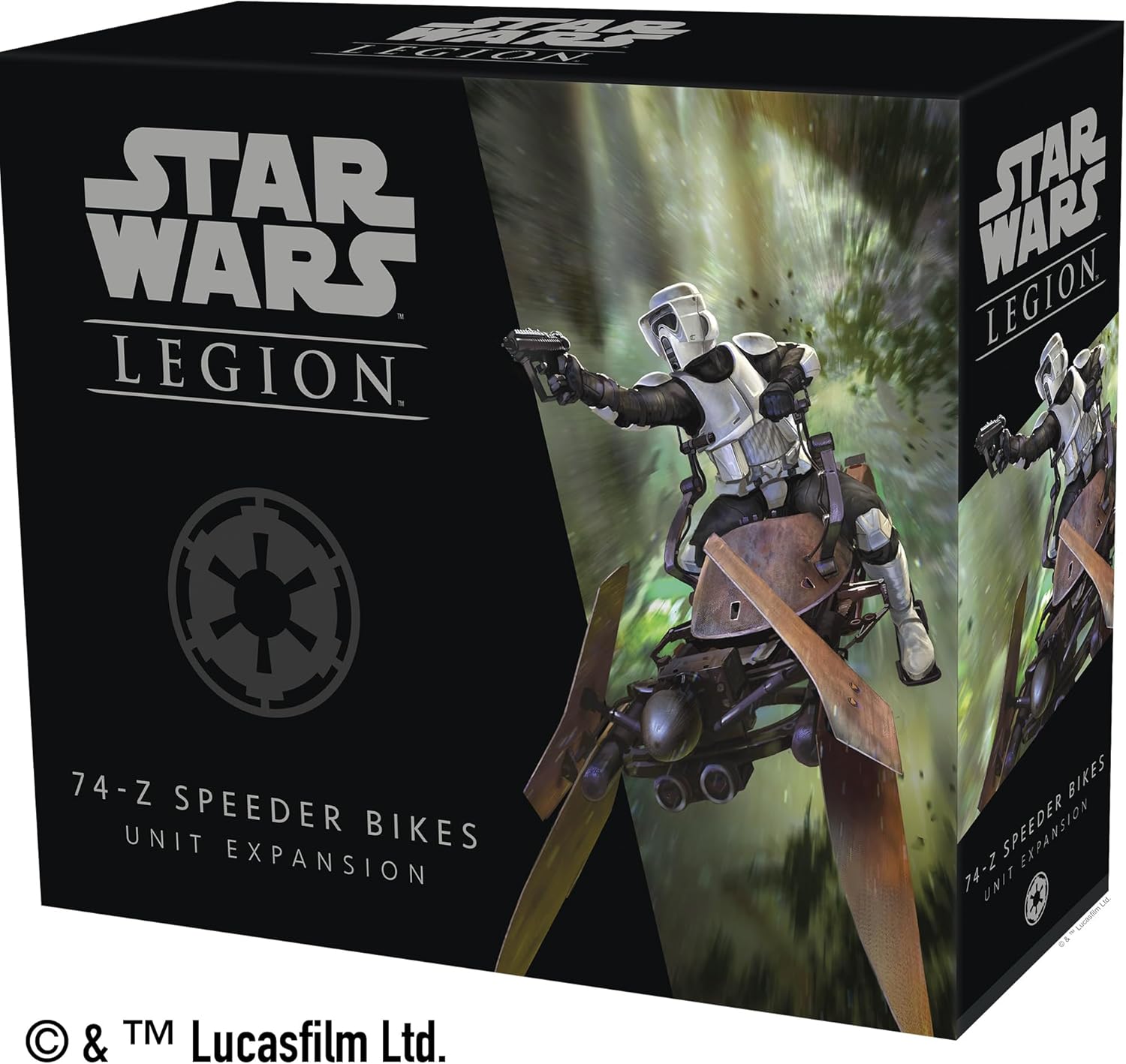Star Wars: Legion 74-Z Speeder Bikes UNIT EXPANSION - Deploy Lightning-Fast Scouts! Tabletop Miniatures Strategy Game for Kids & Adults, Ages 14+, 2 Players, 3 Hour Playtime, Made by Atomic Mass Games