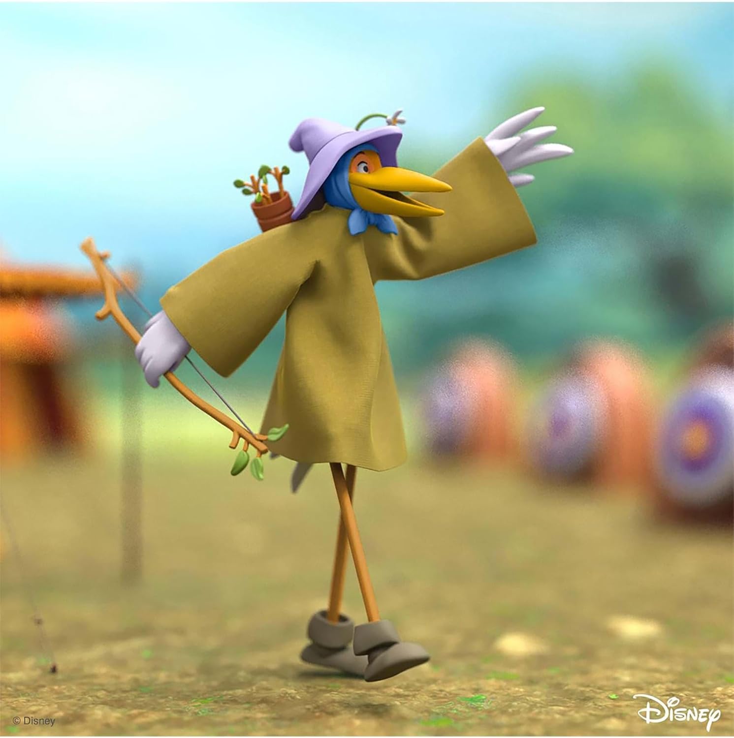 SUPER7 Ultimates Disney Robin Hood Disney Action Figure with Accessories Classic Disney Collectibles and Retro Toys, 7/'' Scale (DE-HOODW02-RSC-01)