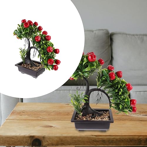 Miniatura 2 de GANAZONO Flores falsas, bonsái, decoración del hogar, plantas de interior, plantas falsas, plantas de casa, decoración verde, adornos de plantas