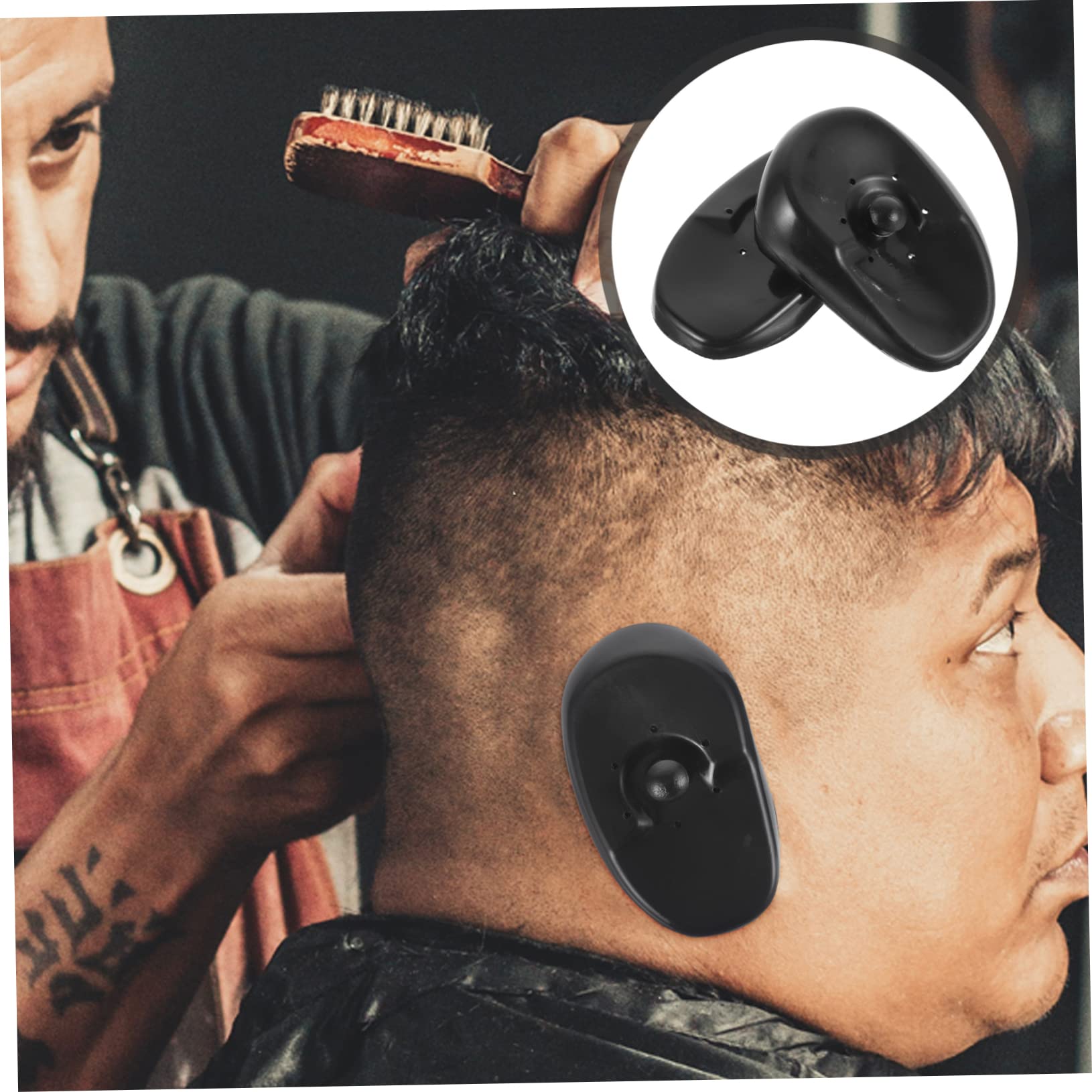 NULYLU Hair Dyeing Accessories Ear Caps for Hair Dye Waterproof Earmuffs Noise Reduction