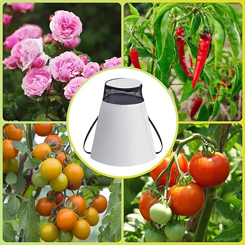 Miniatura 7 de LFUTARI 2 fundas protectoras de rosas de invierno, conos de rosas, collares de rosas para protección de invierno contra las heladas, animales que