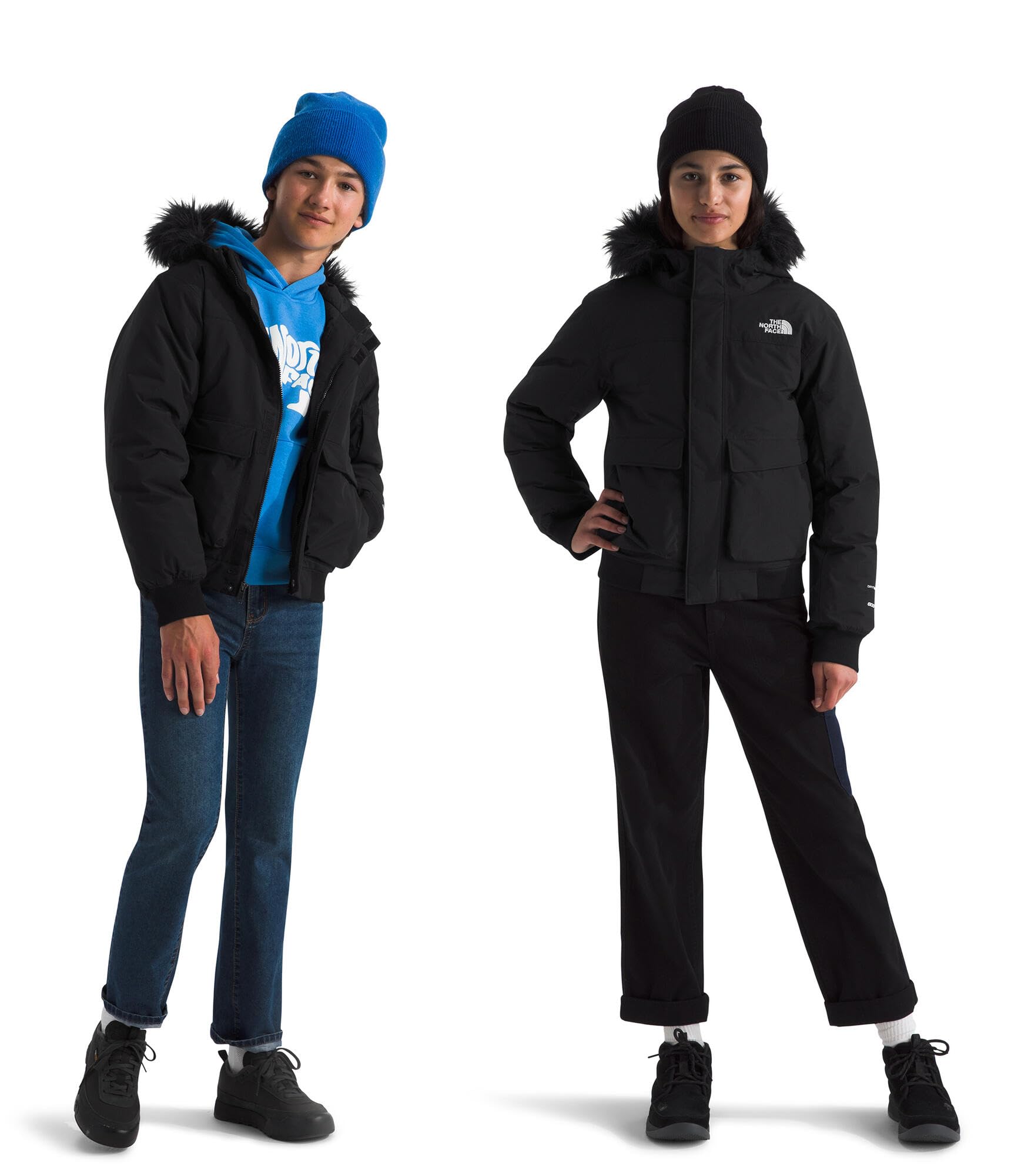 THE NORTH FACE Teen McMurdo Hooded Jacket | Waterproof, Waterfowl Down Insulation, Relaxed Fit