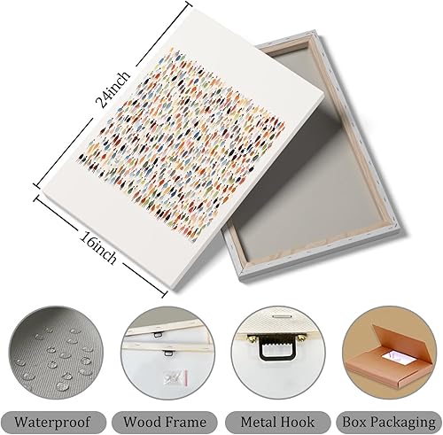 Vista 61 de Arte de pared de acuarela de Jesús, pintura en lienzo cristiano, imágenes de las Escrituras, decoración de pared, póster con versículos bíblicos