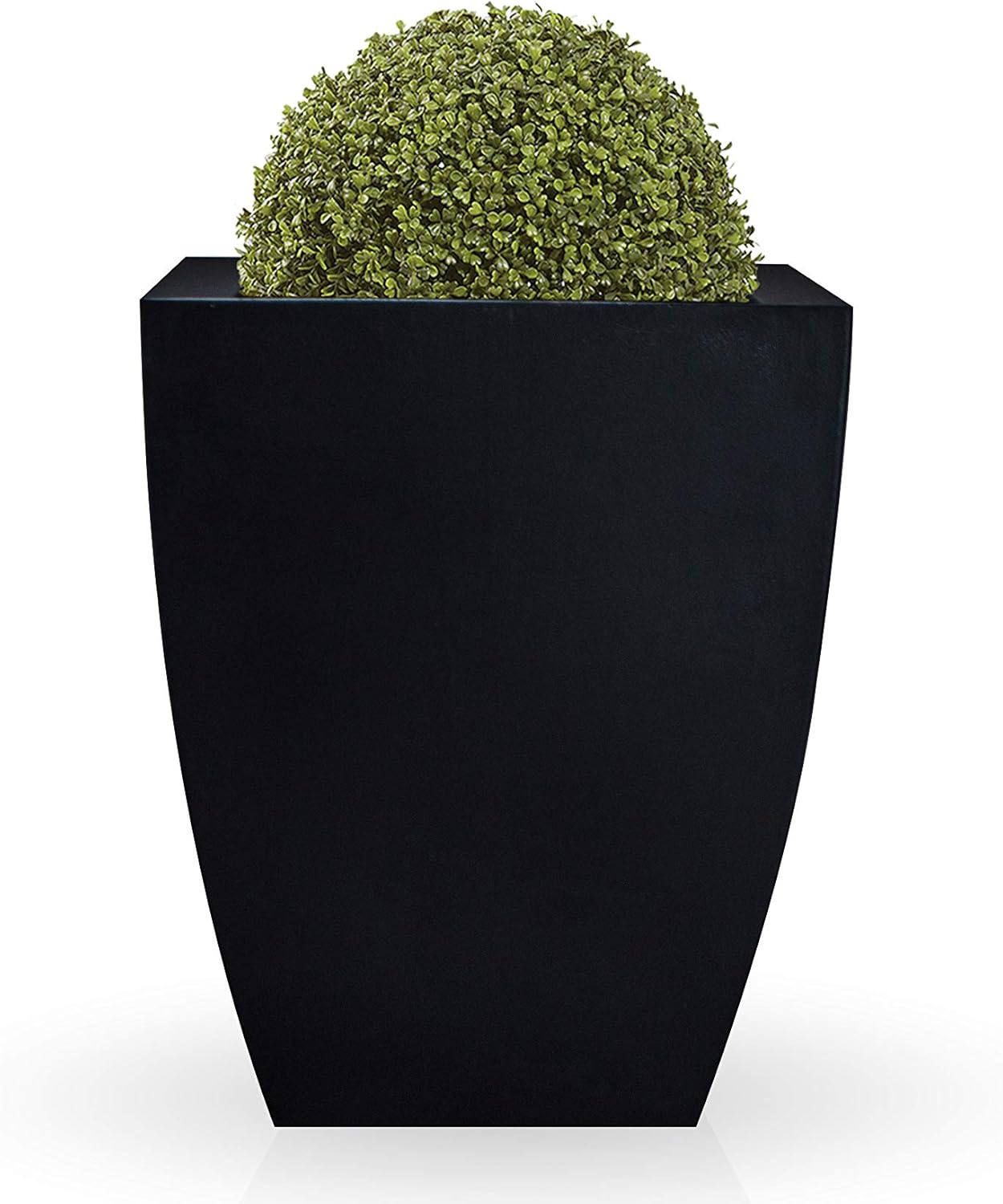 Large 100% Recyclable Polyethylene Resin Curved Conical Planter 55 x 70 cm, Granite Colour